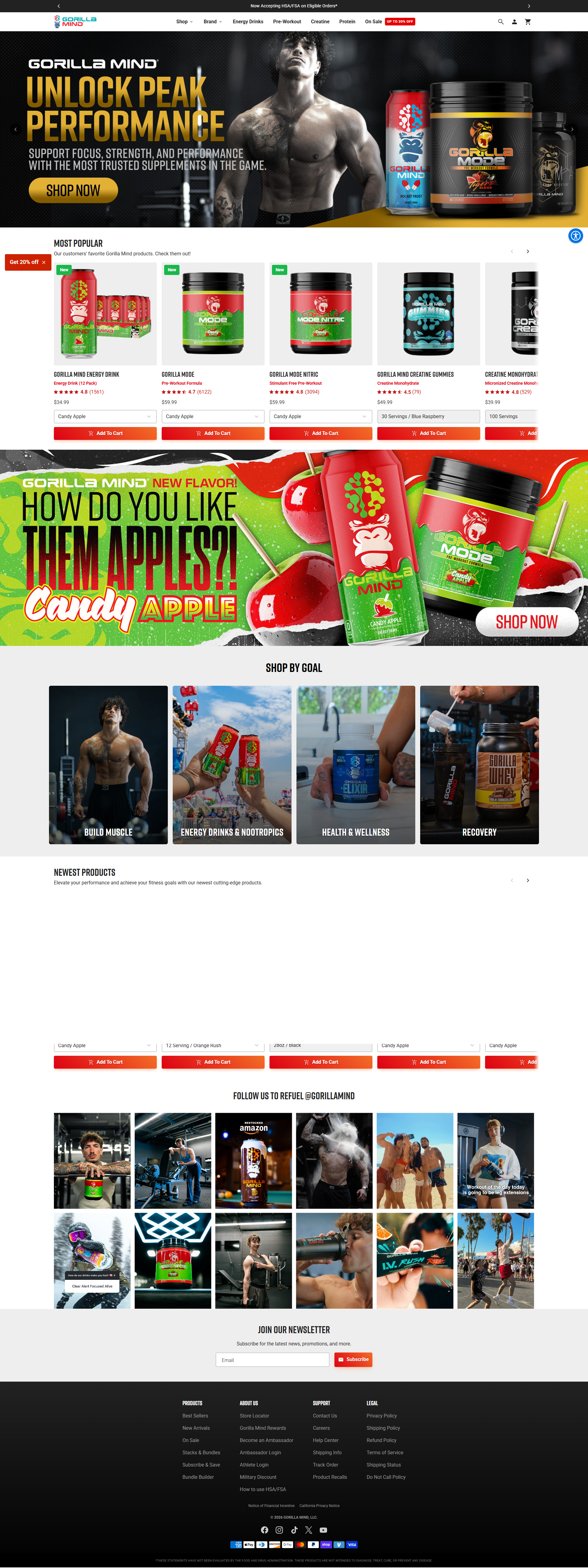 Gorilla Mind website preview